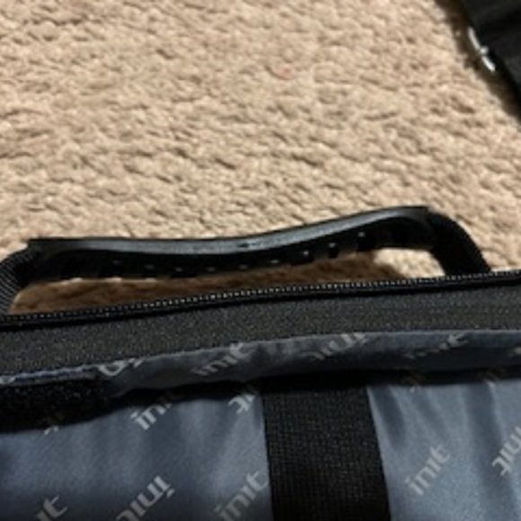 Laptop Computer Shoulder Bag Init 16W x 13H x 3D Black - Picture 4 of 5